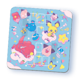 Tapis de Jeu - Pichu, Mélo, Magby et Azurill