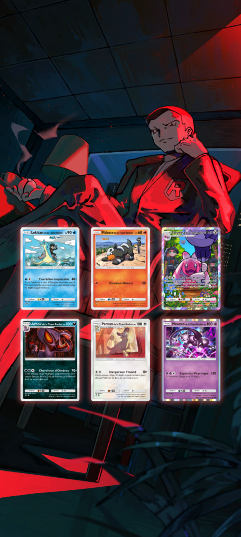 pokemon pocket L’Ambition de la Team Rocket nouveau cadre