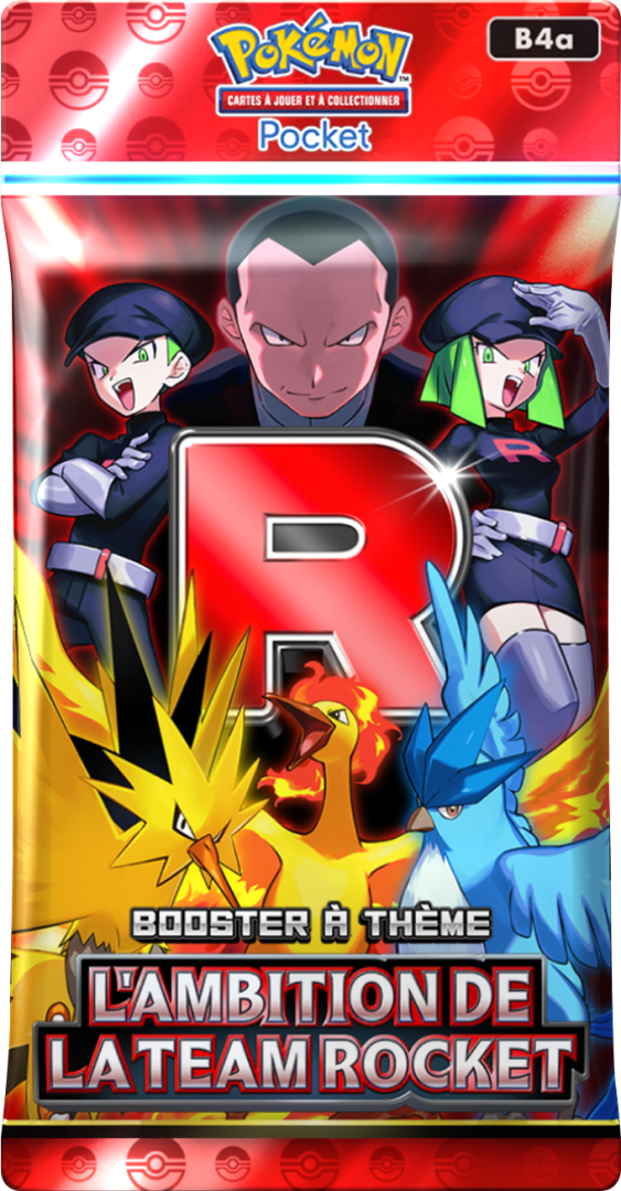pokemon pocket booster L’Ambition de la Team Rocket