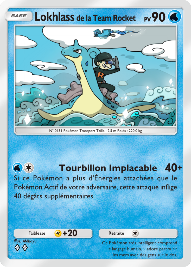 pokemon pocket L'Ambition de la Team Rocket carte lokhlasse