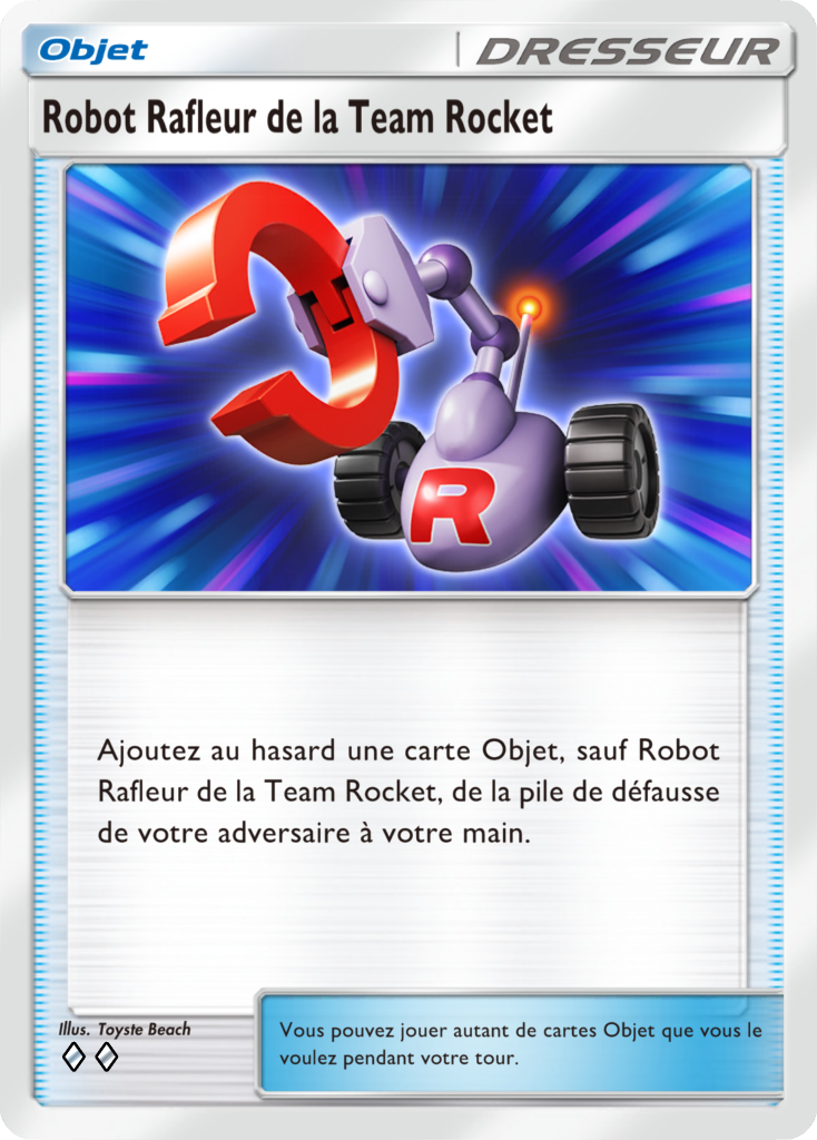 pokemon pocket L'Ambition de la Team Rocket carte robot rafleur