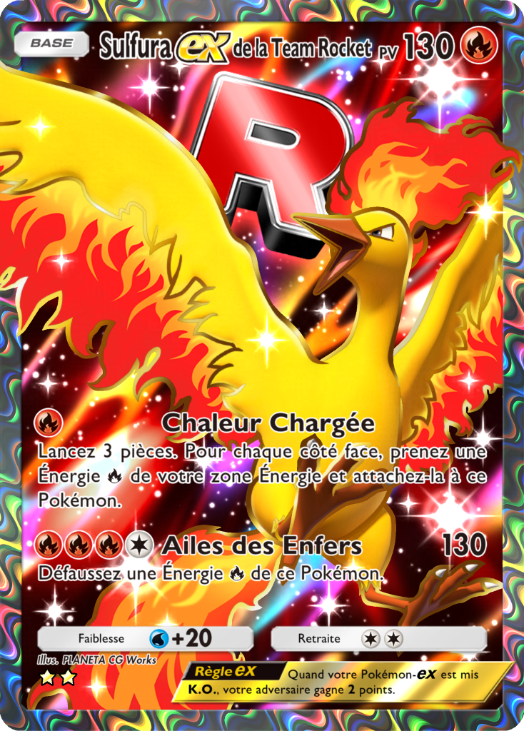 pokemon pocket L'Ambition de la Team Rocket carte sulfura ex