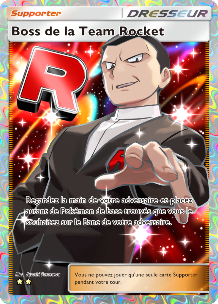 pokemon pocket L'Ambition de la Team Rocket carte boss de la team rocket