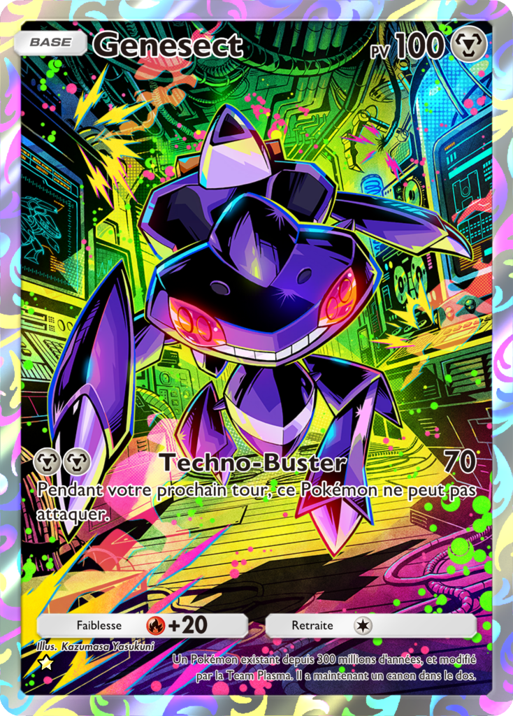 pokemon pocket domination céleste carte genesect