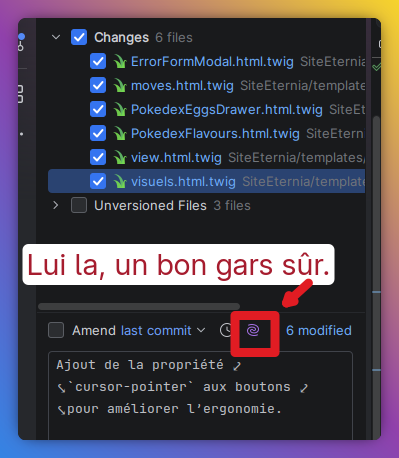 un bon gars sûr ici