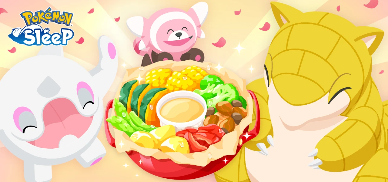 Fêtez le printemps dans Pokémon Sleep avec un nouvel évènement et deux nouveaux Pokémon !