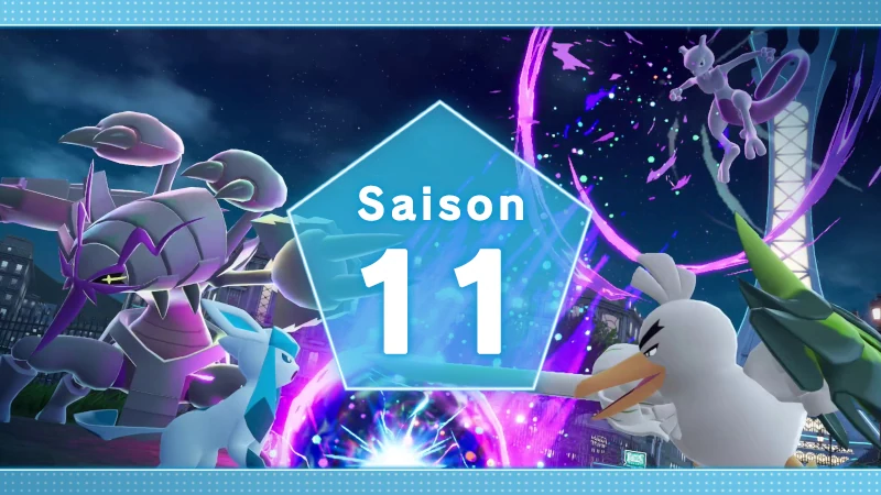 La saison 11 des combats classés de Légendes Pokémon : Z-A arrive bientôt ! Préparez-vous !