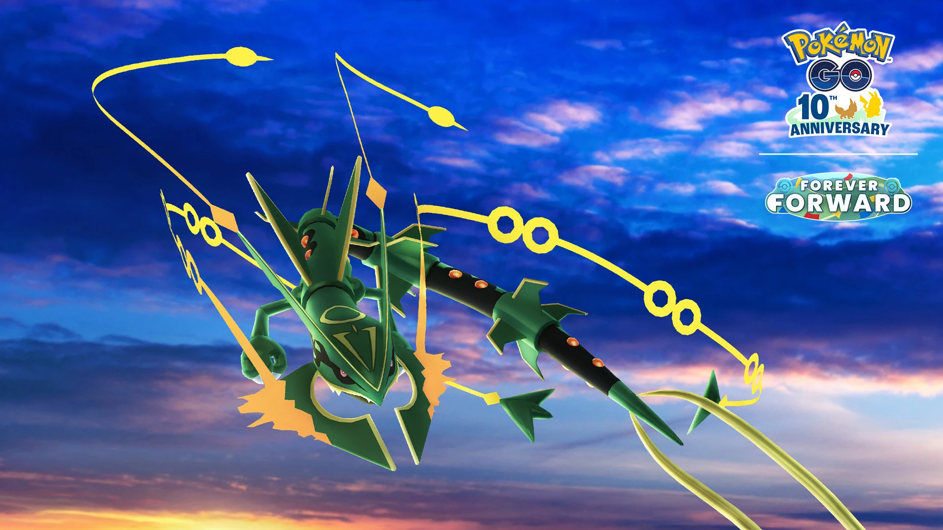 Vous avez trop chaud ? Envolez-vous vers la couche d'ozone dans Pokémon GO pour retrouver Méga-Rayquaza !